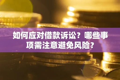 北京如何应对借款诉讼？哪些事项需注意避免风险？