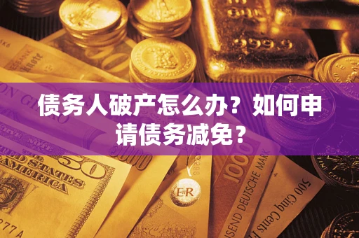 北京债务人破产怎么办？如何申请债务减免？