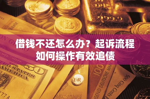 北京借钱不还怎么办？起诉流程如何操作有效追债