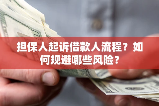 北京担保人起诉借款人流程？如何规避哪些风险？